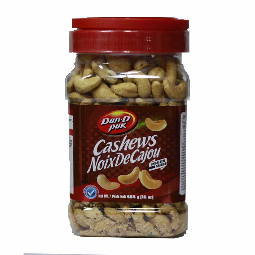 Dan-D-Pak Cashews (Unsalted) 454g--Wing On NETshop